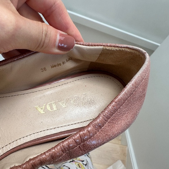 Size 6 PRADA pink ballet flats - Picture 4 of 6